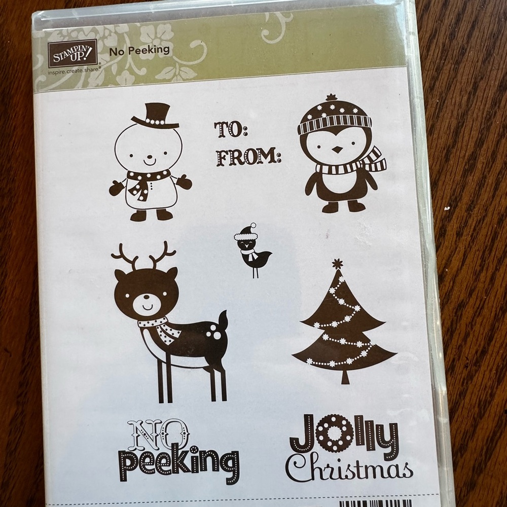 Stampin' Up! No Peeking Christmas Stamp Set